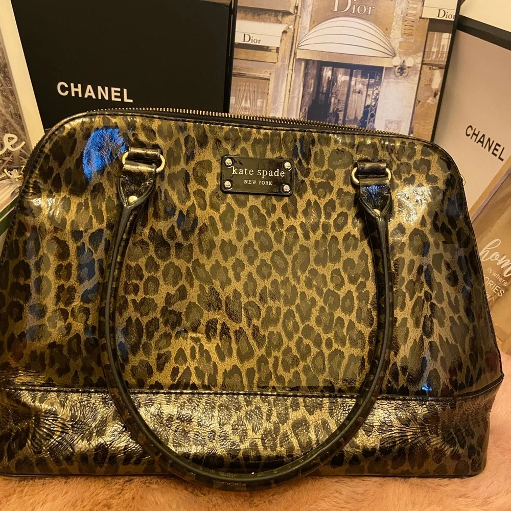 Kate Spade NWT Rachelle Wellesley Leopard bag - Picture 8 of 13